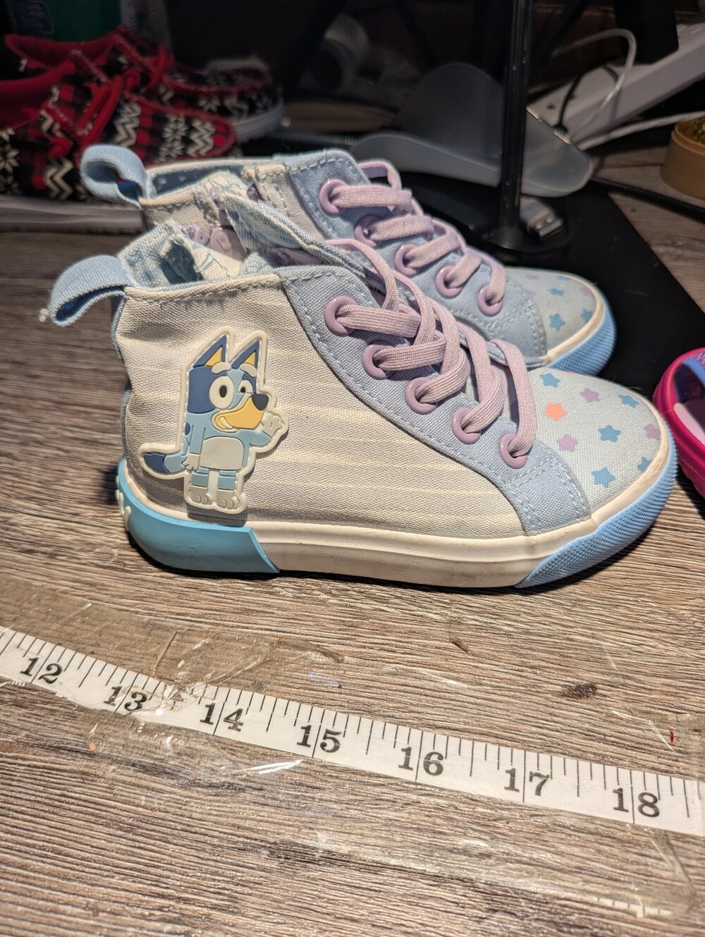 Bluey‎ And Bingo Ground Up High Tops Sneakers Toddler Size 8